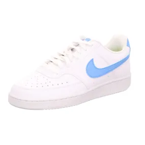 Nike Damen-Sneaker Court Vision Low Next Nature Weiß-Hellblau