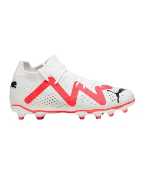 PUMA FUTURE Match FG/AG Breakthrough Jr Kids Weiss Rot Schwarz F01